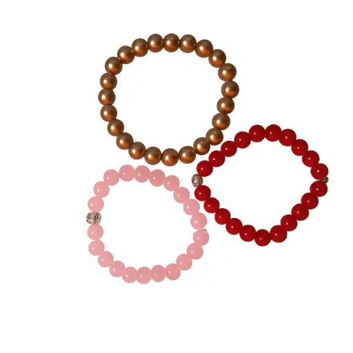 Three Beaded Bracelets