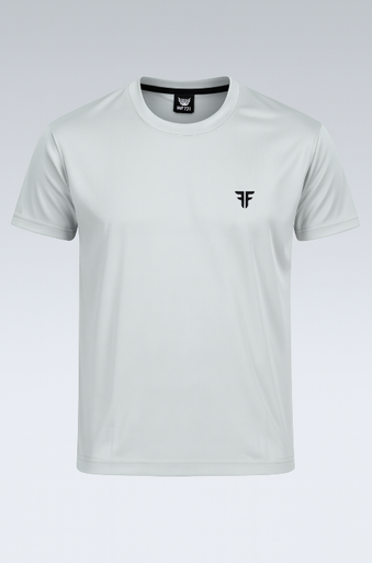 Breathable Training T-Shirt – Light Gray